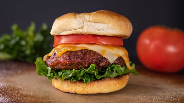 Colby cheeseburger