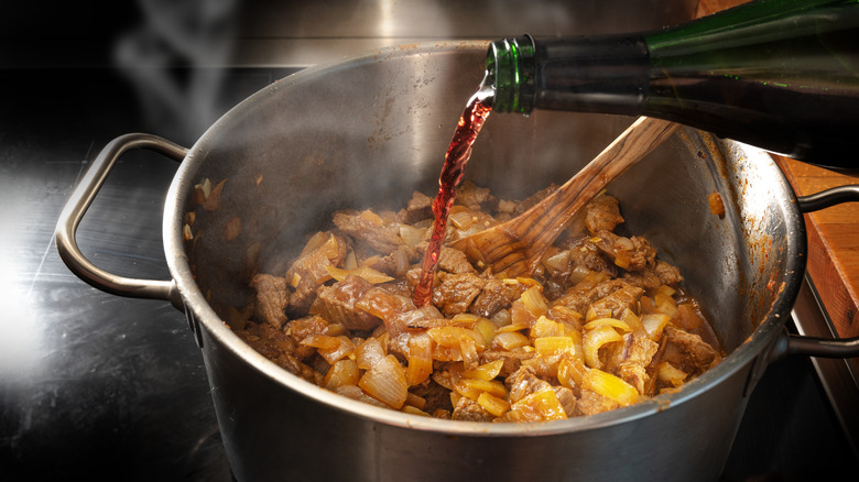 Deglazing Caramelized Onions