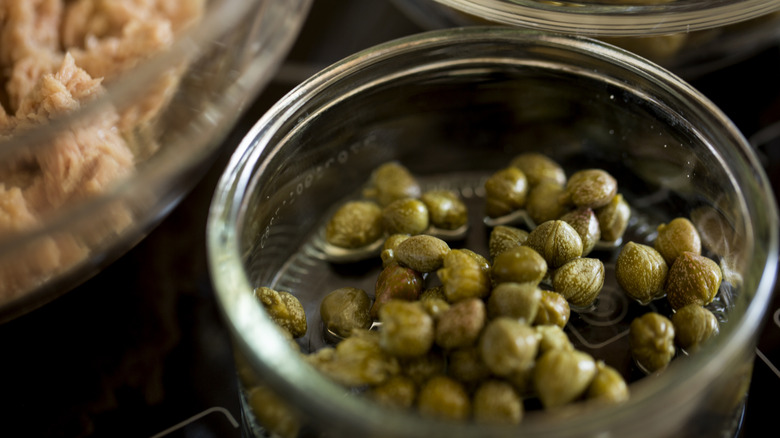 Jar of capers