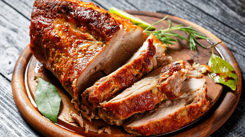 Roasted pork tenderloin