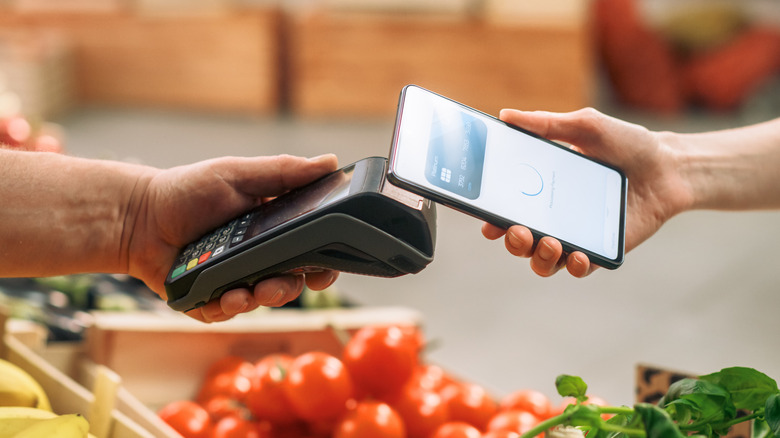Paying with a credit card
