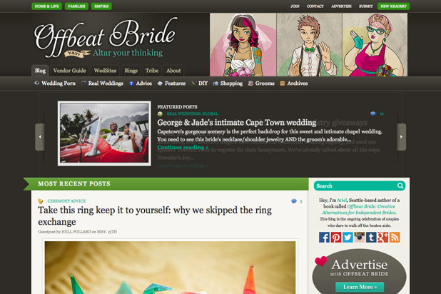 13. Offbeat Bride