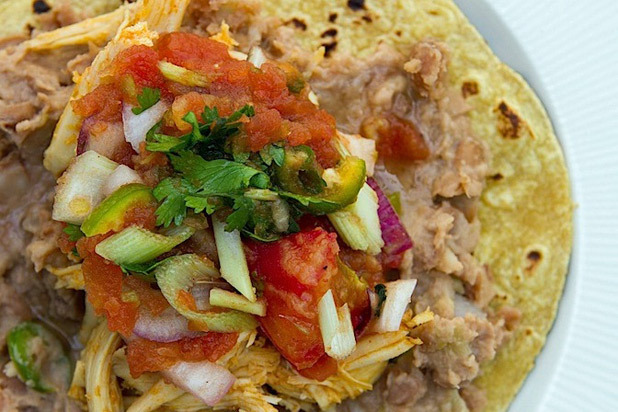 Chicken Tostadas