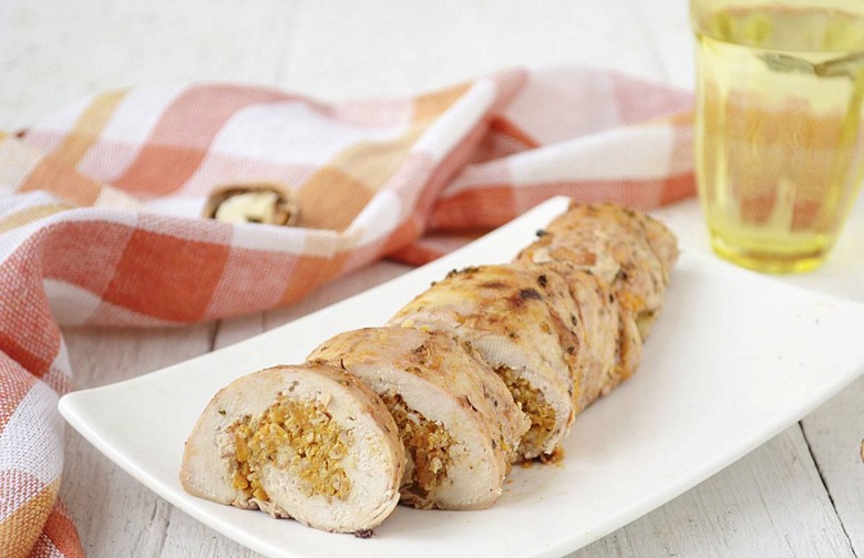 Pumpkin-Stuffed Chicken Breast