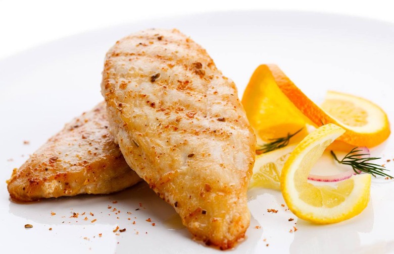 Chicken Breasts with Orange-Maple Syrup Sauce