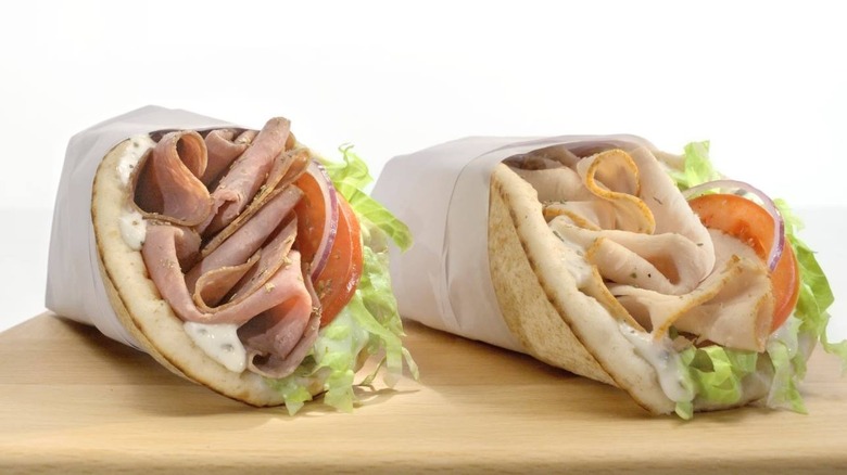 Beef and turkey gyros