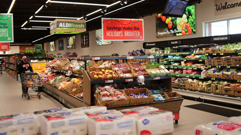 Aldi produce section
