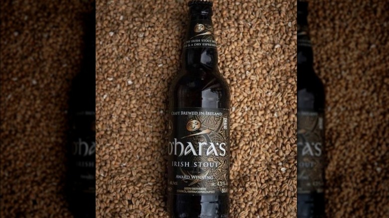 O'Hara's Irish Stout bottle grains