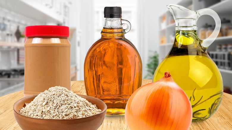 Several pantry staples