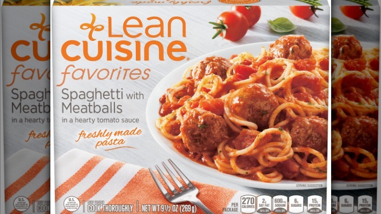 Lean Cuisine spaghetti dinner