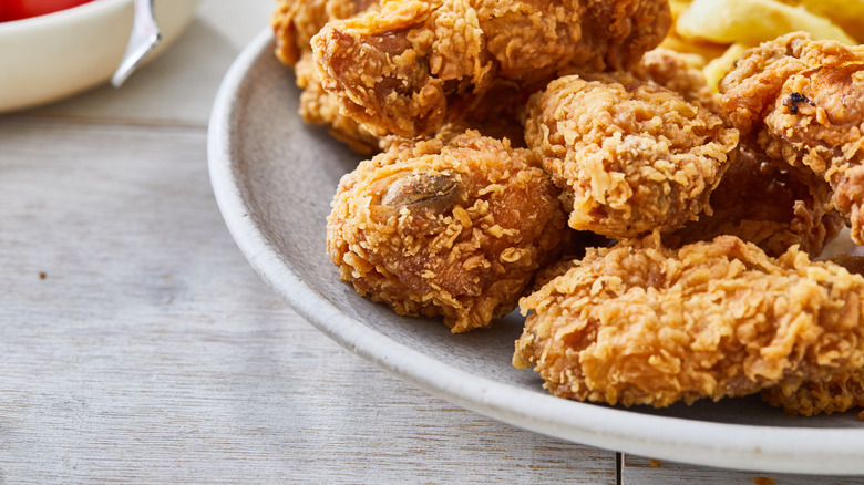 fried chicken on a plate