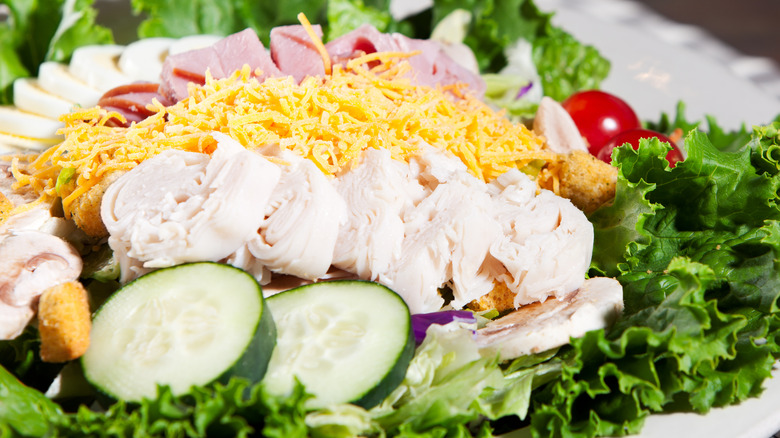 chef's salad in bowl