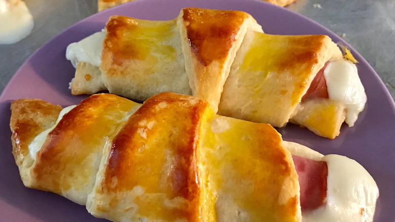 crescent rolls with ham and cheese