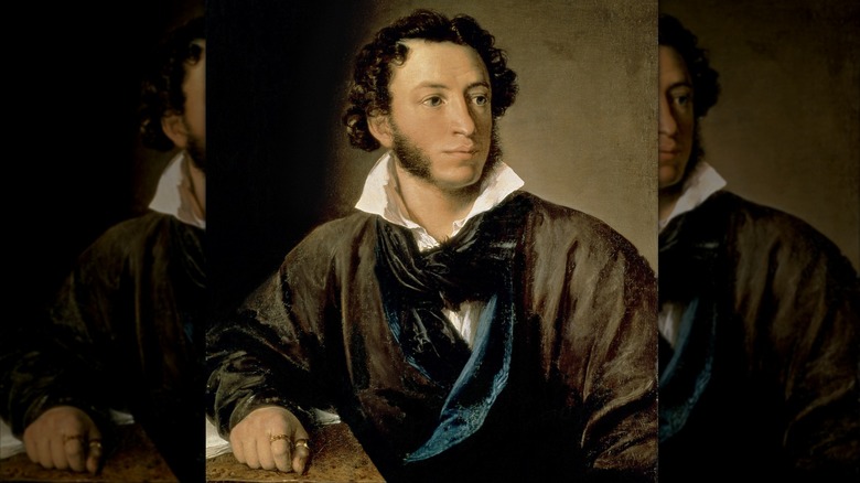 Portrait of a young Alexander Pushkin