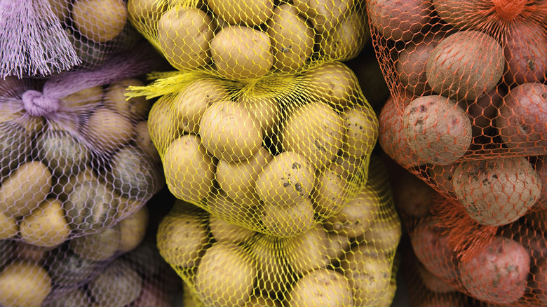 bags of potatoes