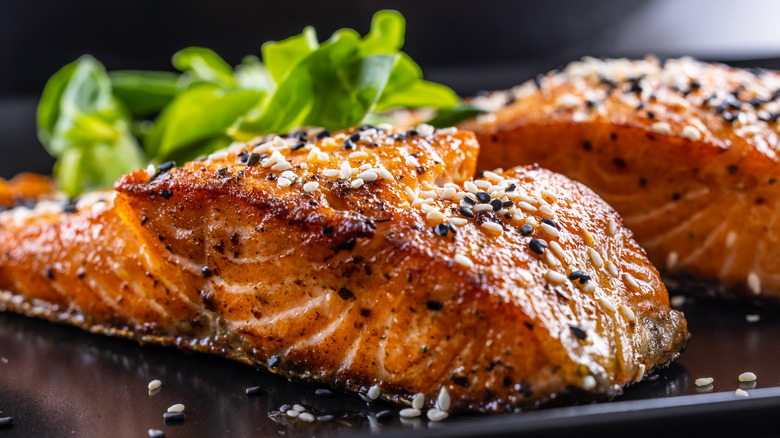 cooked salmon
