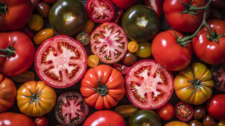 various tomatoes