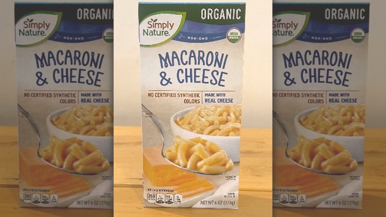 Simply Nature mac and cheese
