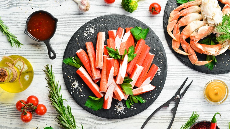 Imitation crab sticks