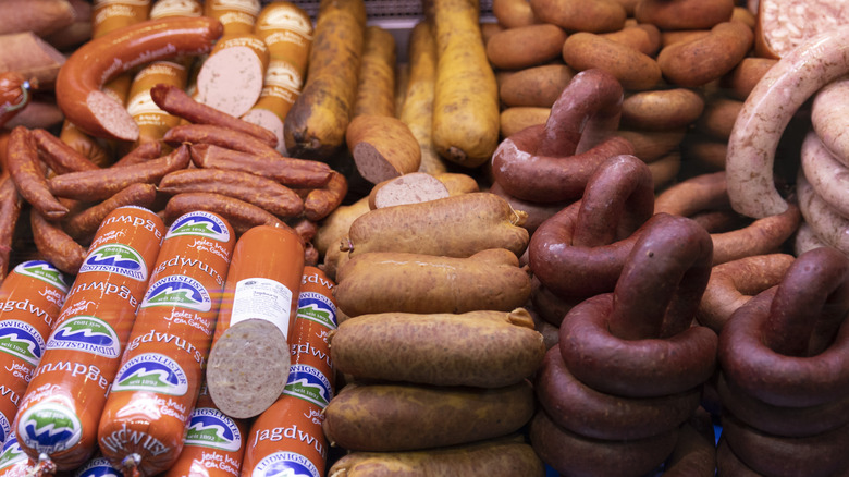 various types of sausage