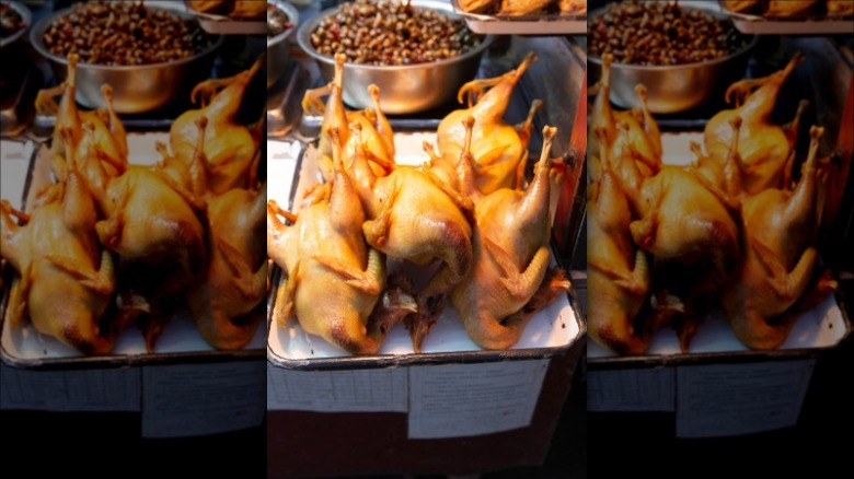 Poultry in market