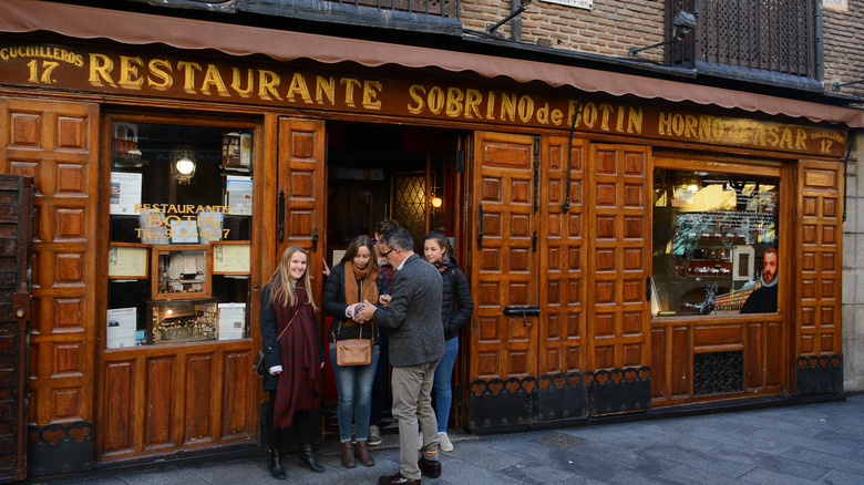 Outside of Botín