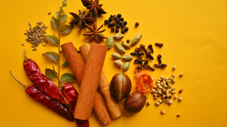 Assorted whole spices