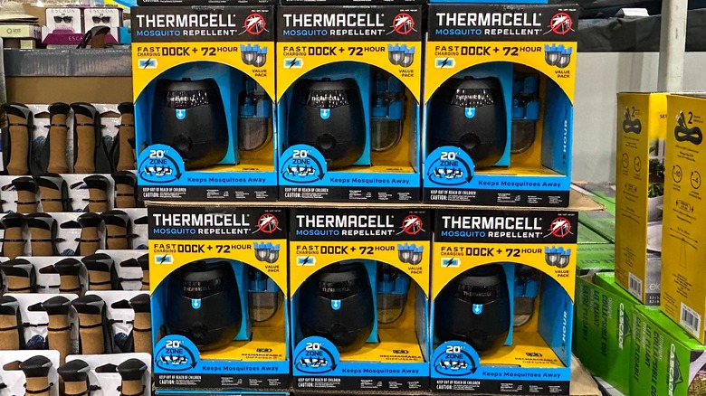 Several boxes of Thermacell E95 Mosquito Repellent + FAST-Charging Dock