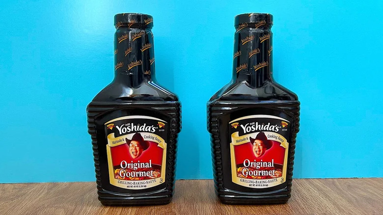 Two bottles of Mr. Yoshida's Gourmet Sauce