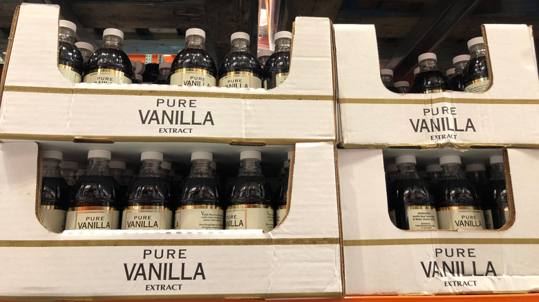 Bottles of Pure Vanilla Extract