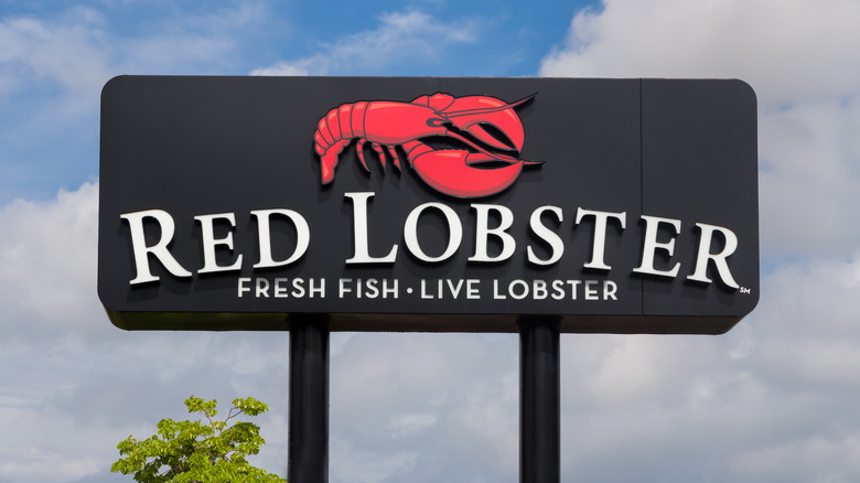 Red Lobster sign