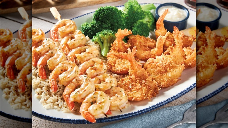 Red Lobster shrimp platter
