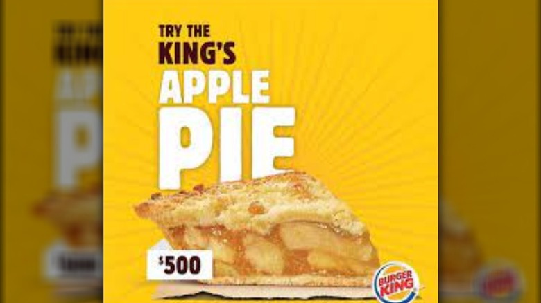 Burger King Dutch Apple pie advertisement
