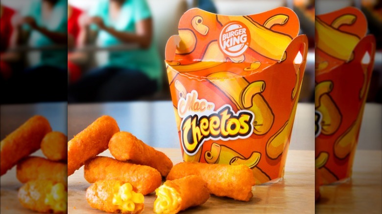 BK Mac 'N Cheetos on a table