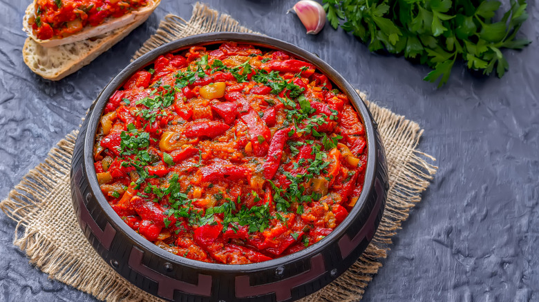 Bowl of Moroccan Taktouka