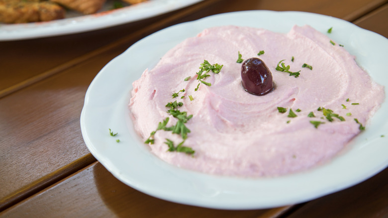 Plate of Taramasalata