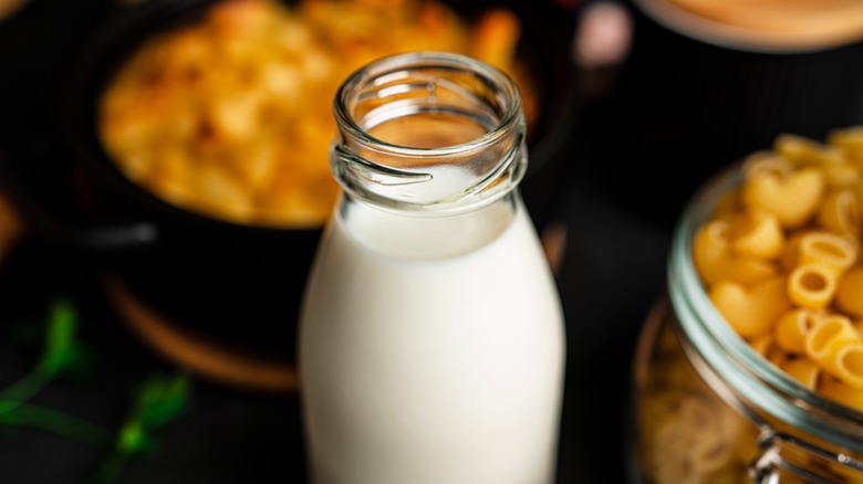 bottle of milk