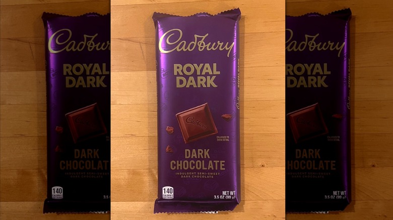 Cadbury Royal Dark chocolate bar