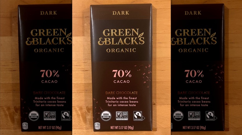 Green & Blacks chocolate bar