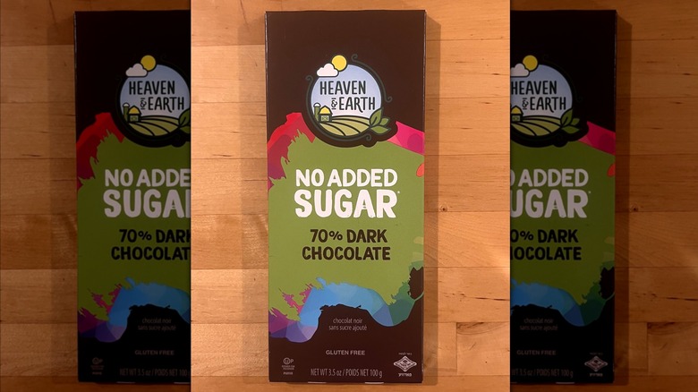 Heaven & Earth dark chocolate bar