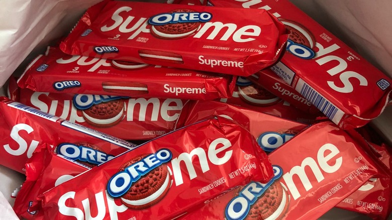 Packets of Supreme Oreos