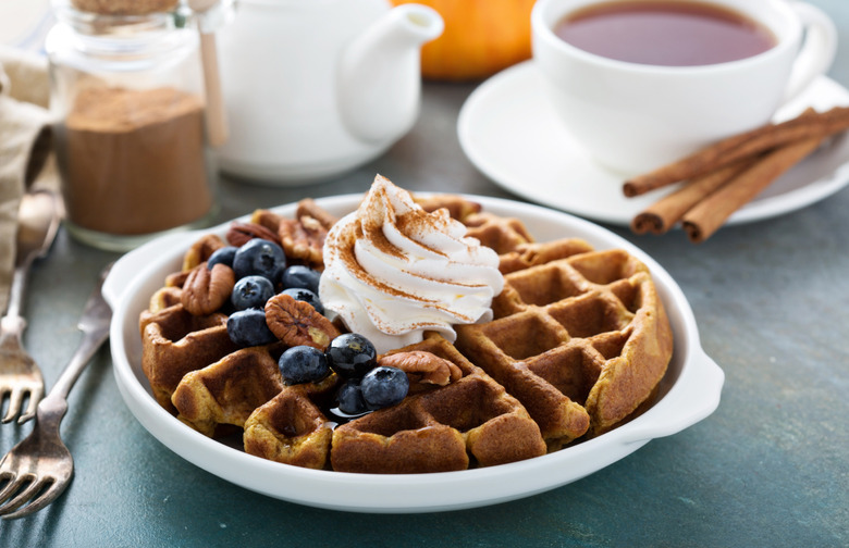 Pumpkin Spice Waffles Recipe