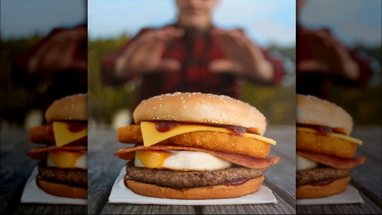 Big brekkie burger