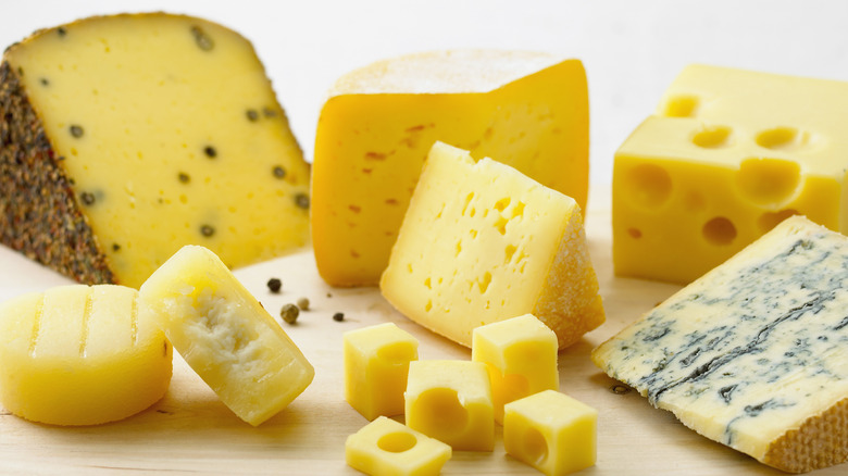 various types of cheese