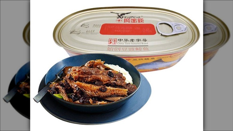 Canned fried dace