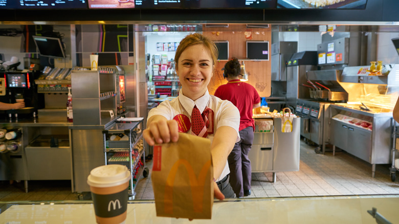 worker at McDonald;s