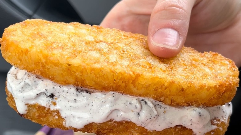 hashbrown ice cream sandwich