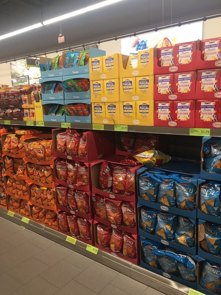 Aldi Has a Whole Wall of Crackers