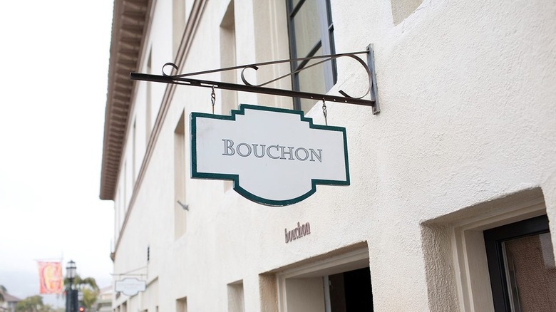 Bouchon in Santa Barbara sign