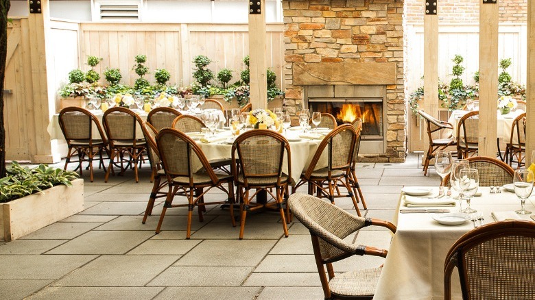 Harvest restaurant patio